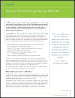 Compact Thermal Energy Storage Materials