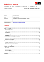 Seasonal Pit Heat Storages - Guidelines for Materials & Construction