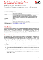 A.4.2 - Control of DHC networks and Reduction of the operating temperatures in DH systems