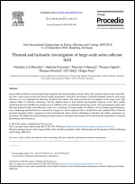 C.3 - Thermal and hydraulic investigation of large-scale solar collector field