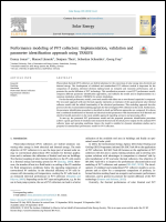 Performance modeling of PVT collectors: Implementation, validation and parameter identification approach using TRNSYS