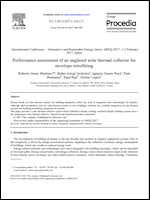 Performance assessment of an unglazed solar thermal collector for envelope retrofitting