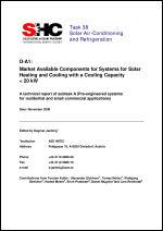 A1: Market Available Components for Systems for Solar Heating and Cooling with a Cooling Capacity < 20 kW