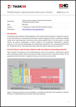 Performance requirements (pressure stress)