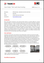 Case Study: Twin wall sheet testing